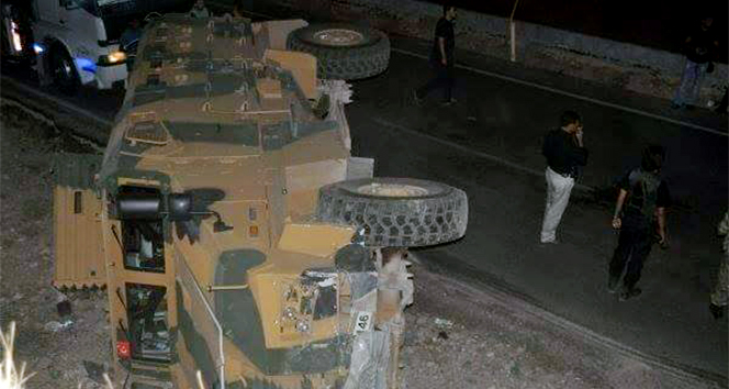 Şırnak’ta askeri araç kaza yaptı: 13 yaralı