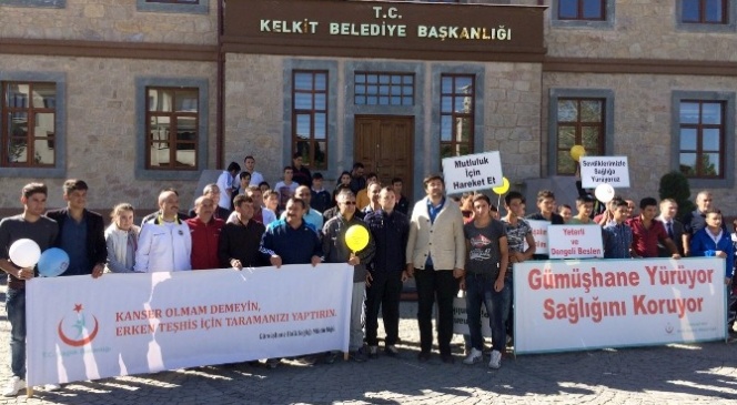 Kelkit'te Sağlıklı Yaşam Yürüyüşü Yapıldı
