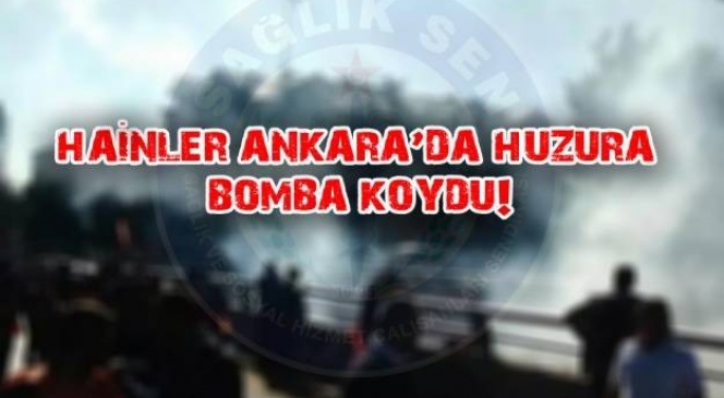 Aydın Sağlık-Sen Ankara&#039;daki Terör Saldırısını Kınadı
