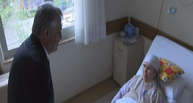 AK Partili Yazıcı’dan hasta ziyareti