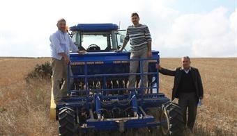 Yozgat'ta Toprak İşlemeden Anıza Yem Bitkisi Ekimi Yapıldı