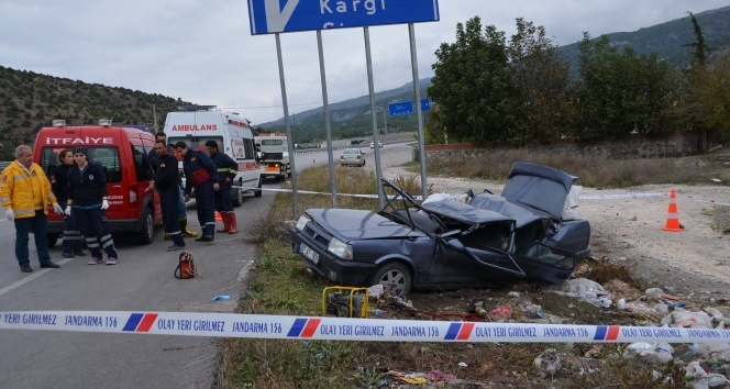 Çorum'da trafik kazası: 2 ölü