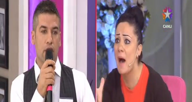 Gelin adayı damat adayının üzerine yürüdü