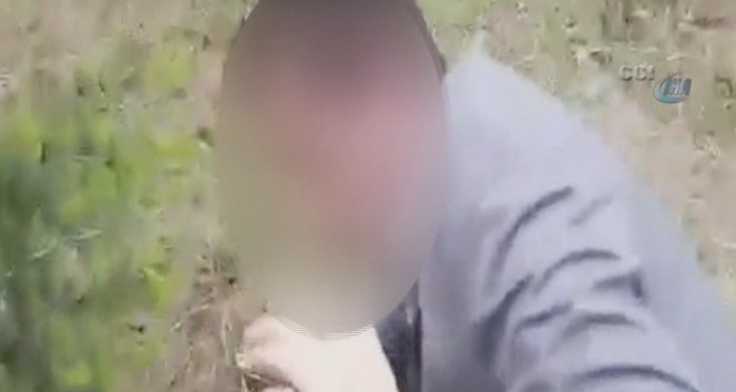 Tacizciye dayak atıp, videoya çekti