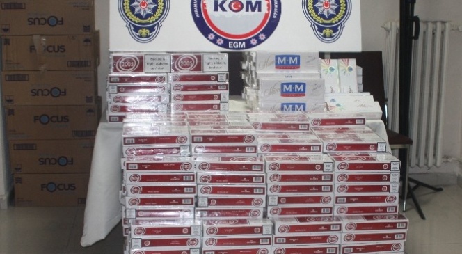 Karaman'da 3 Ay İçerisinde 40 Bin Paket Kaçak Sigara Ele Geçirildi