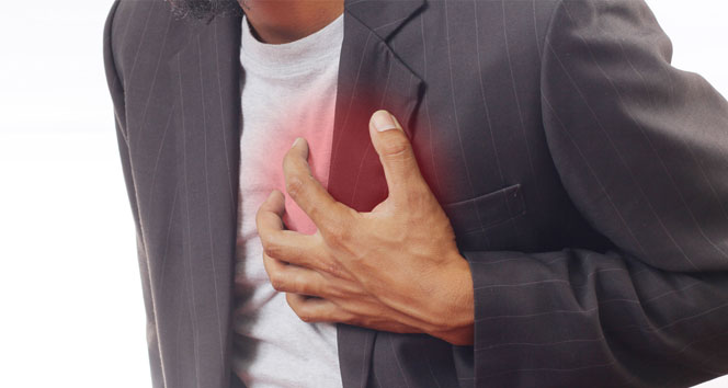 Kalp krizinde orta yaş ölüm için daha riskli