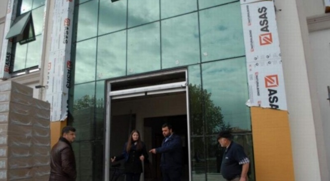 Bolvadin Belediyesi Yeni Hizmet Binasında Çalışmalar Devam Ediyor