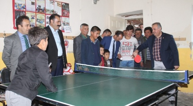 Karaman Ghsim'den Pınarkaya Köyüne Masa Tenisi