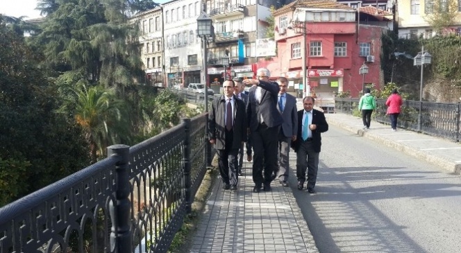 Orman Ve Su İşleri Bakanlığı Müşteşar Yardımcısı Özkaldı Trabzon&#039;daki Yatırımları İnceledi