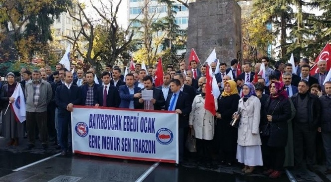 Türkmenlere Yönelik Saldırılar Trabzon&#039;da Basın Açıklamasıyla Kınandı
