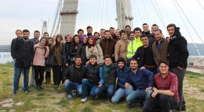 Dpü&#039;lü Öğrenciler Yavuz Sultan Selim Köprüsü İnşaatını İnceledi