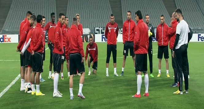 Skenderbeu, Beşiktaş maçının hazırlıklarını tamamladı