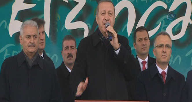 Cumhurbaşkanı Erdoğan Erzincan&#039;da