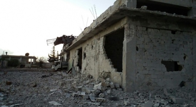 Rus Uçakları Suriye&#039;de İHH&#039;ya Ait Fırını Vurdu