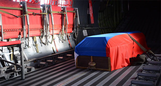 Rus savaş pilotunun cenazesi Rusya&#039;ya gönderildi