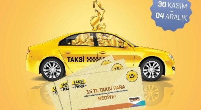 Forum Gaziantep&#039;te Alışveriş Yapanlar Evlerine Forum Taksi İle Dönüyor