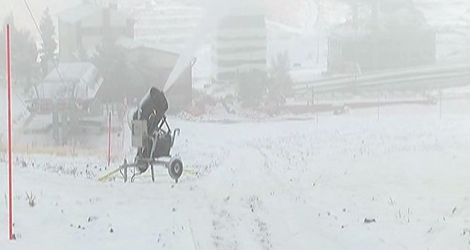 Erciyes&#039;te suni karlama ile kayak sezonunun açılacak