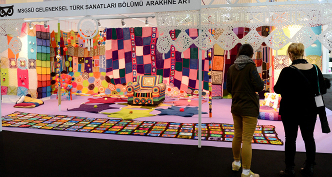 Tuhafiye ve hobi fuarı İstanbul Fuar Merkezi'nde başladı