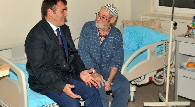 Başkan Çimen'den Hasta Ziyaretleri