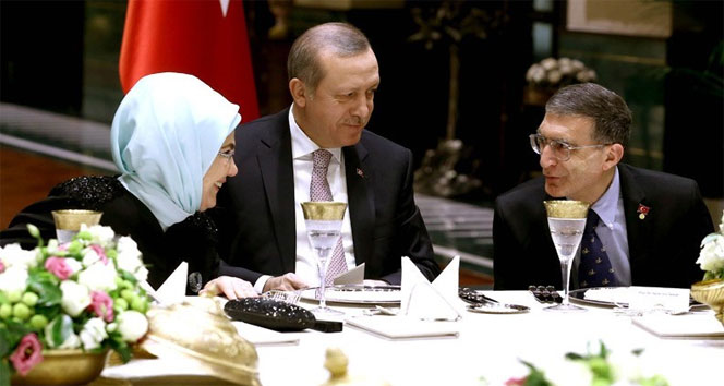 Erdoğan, Aziz Sancar onuruna akşam yemeği verdi