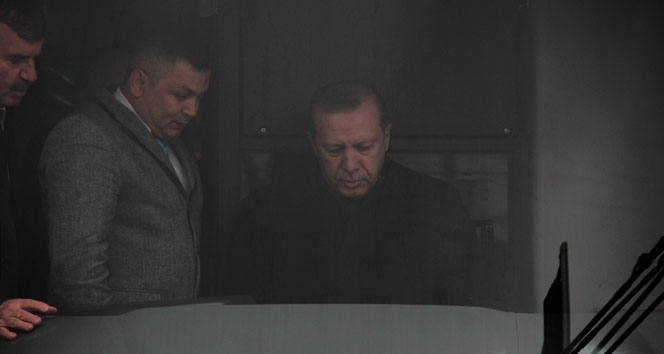 Erdoğan vatman koltuğuna oturdu