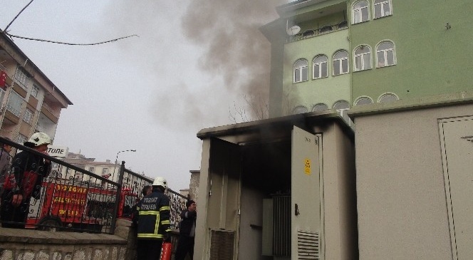 Yozgat'ta Elktrik Trafosu Patladı