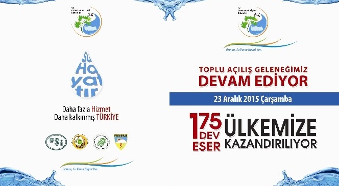 Orman Ve Su İşleri Bakanlığı Toplu Açılışla Yozgat'ta Tesis Açacak
