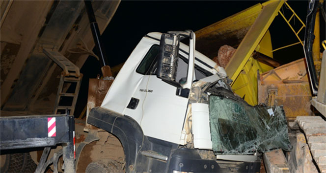 Otoyol inşaat şantiyesinde feci kaza: 1 ölü