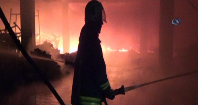 Bursa’daki fabrika yangını 14 saat sonra kontrol altına alındı
