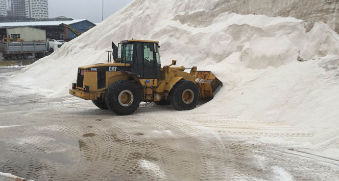 İBB'nin tuz deposu teyakkuzda