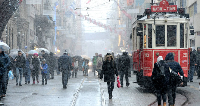 İstanbul&#039;dan kar manzaraları