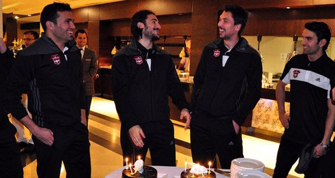 Gaziantepspor'da çifte doğum günü kutlandı
