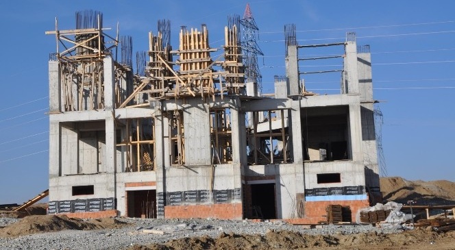 Sorgun TOKİ Konutları Yeni Cami İnşaatı Sürüyor