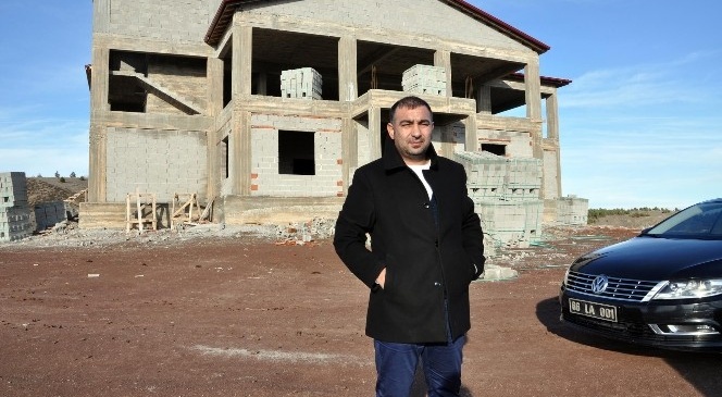 Eymir Belediyesi Kültür Evi İnşaatı Hızla Sürüyor