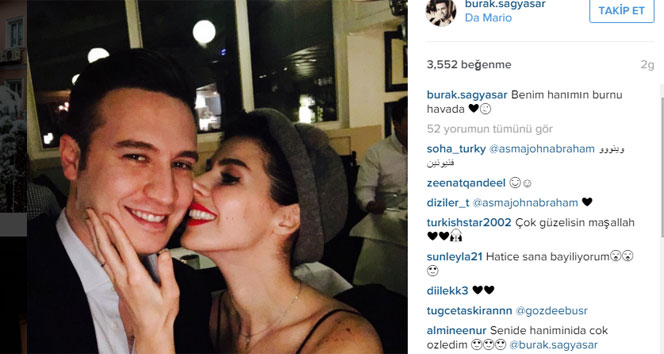 Burak Sağyaşar: 'Benim hanımın burnu havada'