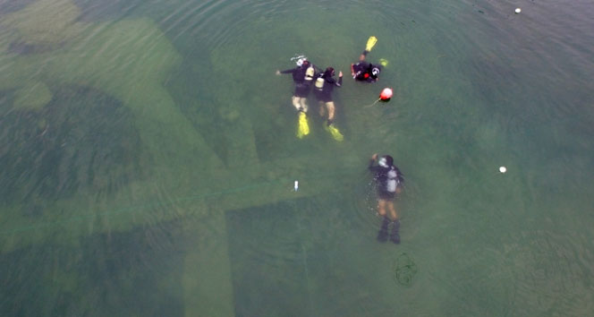Gölün altındaki tarihten hazine çıktı