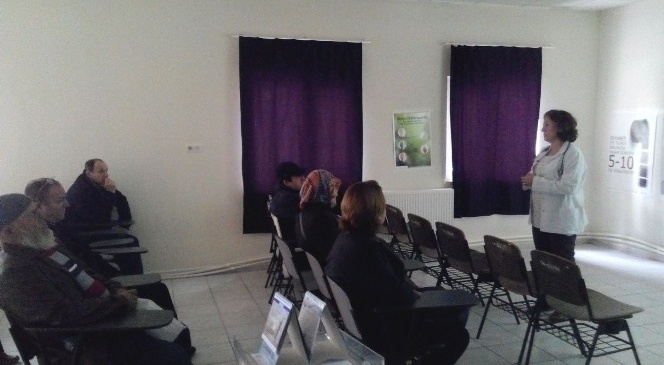 Yoğun Kara Aldırmadan Eğitime Katıldılar