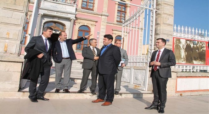 Makedonya Kültür Bakanı Müsteşarı Şehabi Edirne Belediye Başkanı Gürkan&#039;ı Ziyaret Etti
