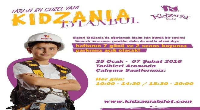 Sömestir Tatilinde Dolu Dolu Eğlence Kıdzanıa'da