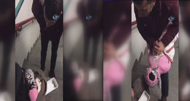 Dilencinin kucağındaki bebek sahte çıktı