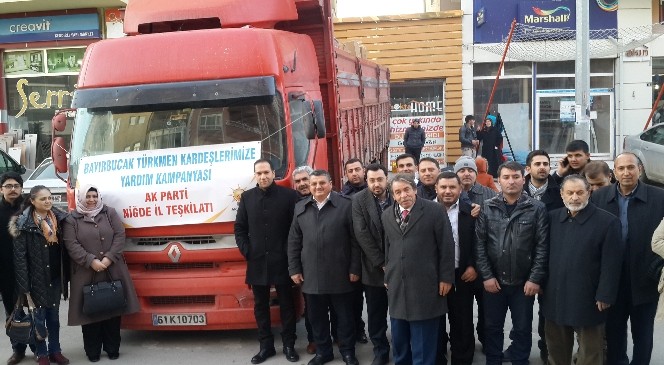 AK Parti&#039;den Bayırbucak Türkmenlerine Yardım TIR&#039;ı Yola Çıktı