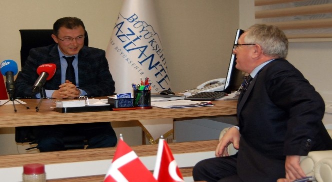 Danimarka Büyükelçisi Medsen Gaziantep&#039;te