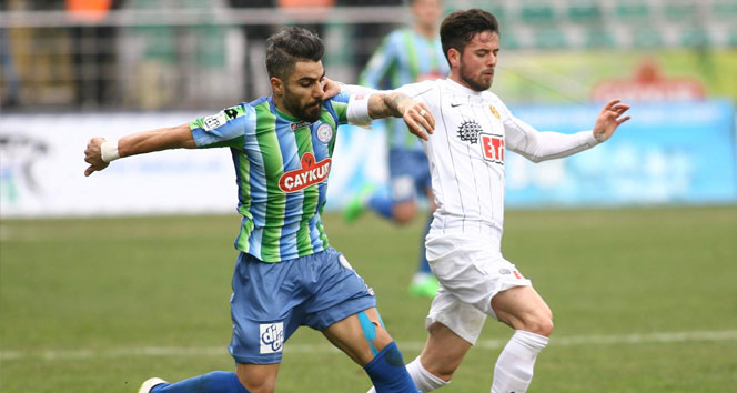 Çaykur Rizespor: 1 - Eskişehirspor: 1 -Maç Özeti-