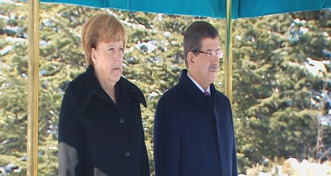 Almanya Başbakanı Merkel Ankara&#039;da