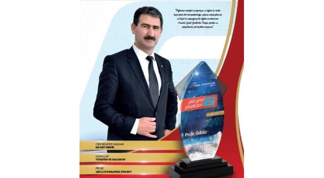 Başkan Nejdet Demir&#039;e Yılın Yönetici Ödülü