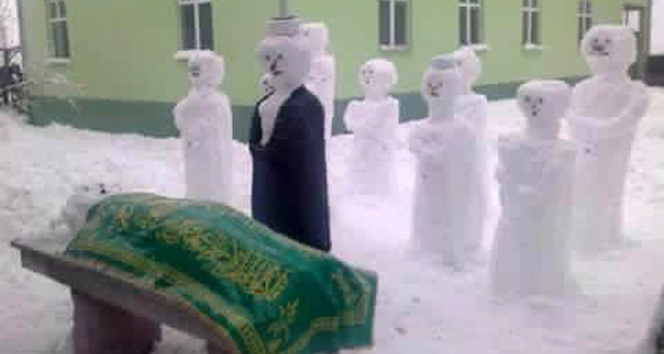 Türkiye’nin en güzel kardan adamları