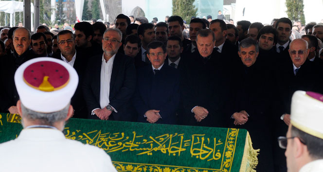 Abdullah Gül&#039;ün kayınpederi son yolculuğuna uğurlandı