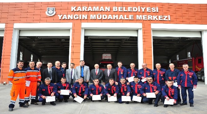 Er Eğitim Programına Katılan İtfaiye Personeline Sertifikaları Verildi