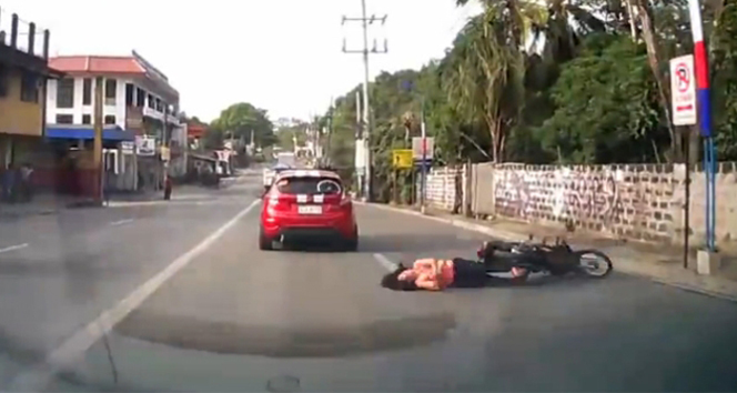 Bu korkunç kazaya futbol topu yol açtı