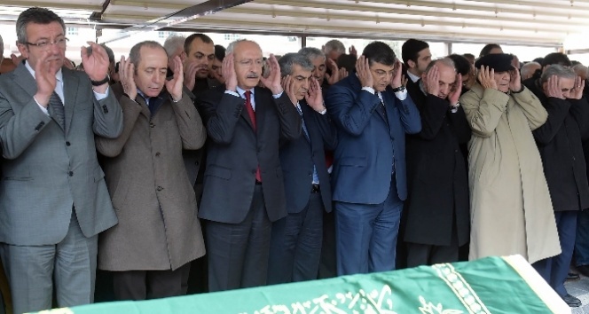 Kılıçdaroğlu cenaze namazında